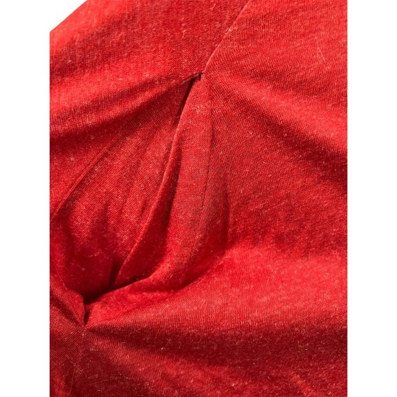 VTG Jersey Modeller SWEDEN Heathered Orange Mock Neck Swing Tent Dress - Picture 11 of 12